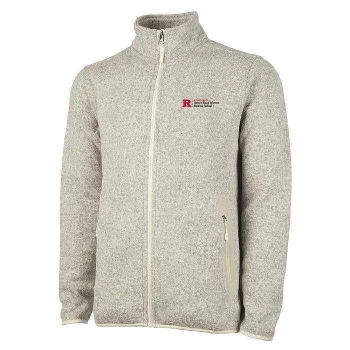 Men's Heathered Fleece Jacket Robert Wood Johnson Medical School