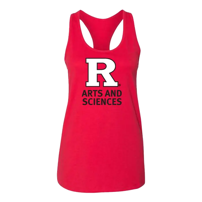 RU Women's Jersey Racerback Tank School of Arts & Sciences