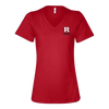 RU Women's Relaxed Jersey V-Neck Tee School of Arts & Sciences