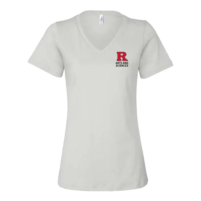 RU Women's Relaxed Jersey V-Neck Tee School of Arts & Sciences