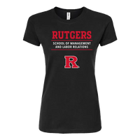 RU Women's Slim Fit Fine Jersey T-Shirt School of Management & Labor Relations