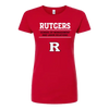 RU Women's Slim Fit Fine Jersey T-Shirt School of Management & Labor Relations