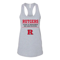 RU Women's Jersey Racerback Tank School of Management & Labor Relations