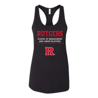 RU Women's Jersey Racerback Tank School of Management & Labor Relations