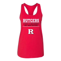 RU Women's Jersey Racerback Tank School of Management & Labor Relations