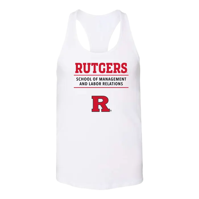 RU Women's Jersey Racerback Tank School of Management & Labor Relations