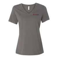 RU Women's Relaxed Jersey V-Neck Tee School of Management & Labor Relations