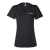 RU Women's Relaxed Jersey V-Neck Tee School of Management & Labor Relations