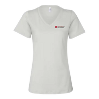 RU Women's Relaxed Jersey V-Neck Tee School of Management & Labor Relations