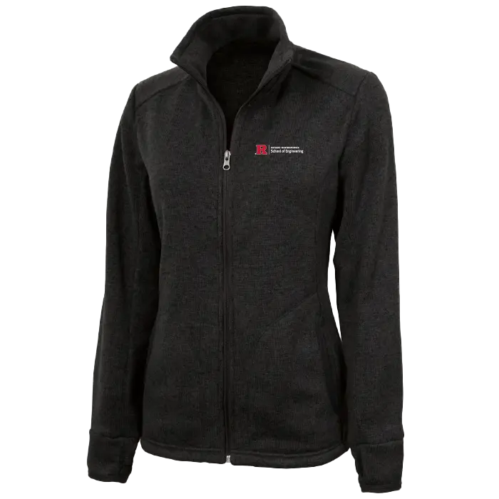 Women's Heathered Fleece Jacket School of Engineering