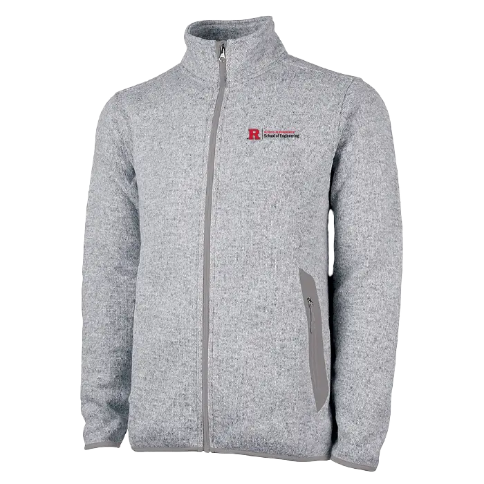 Men's Heathered Fleece Jacket School of Engineering