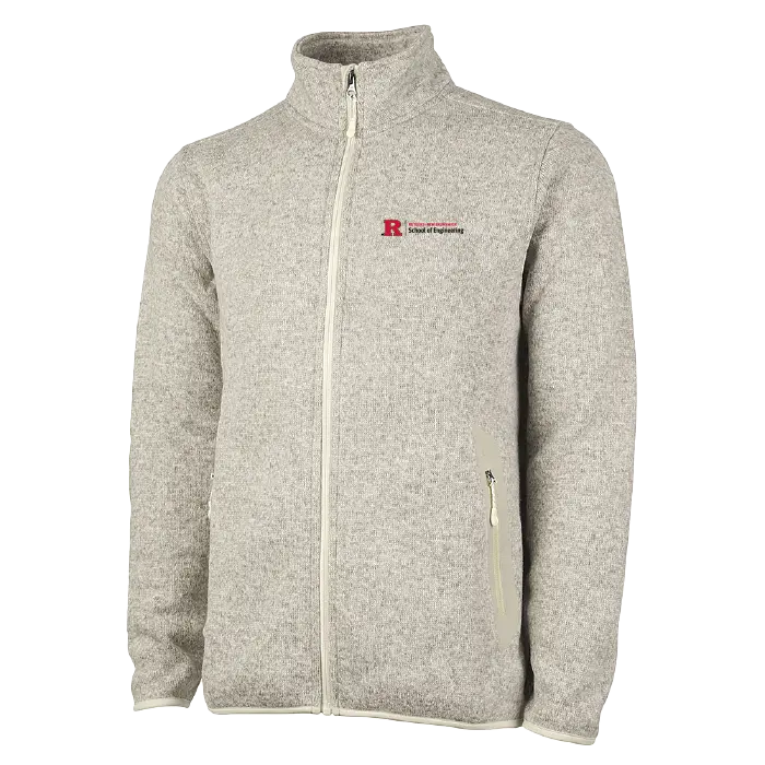 Men's Heathered Fleece Jacket School of Engineering