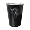Rutgers Scarlet Knights 8 oz Engraved Tin Cup Black Matte Coating Officially Licensed R & R INC.