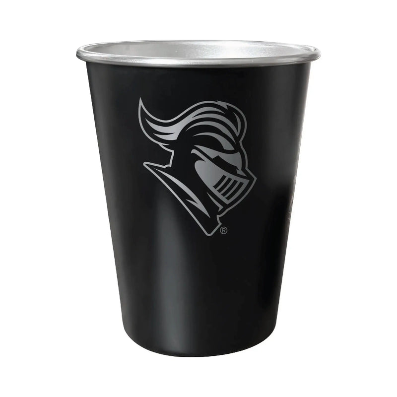 Rutgers Scarlet Knights 8 oz Engraved Tin Cup Black Matte Coating Officially Licensed R & R INC.