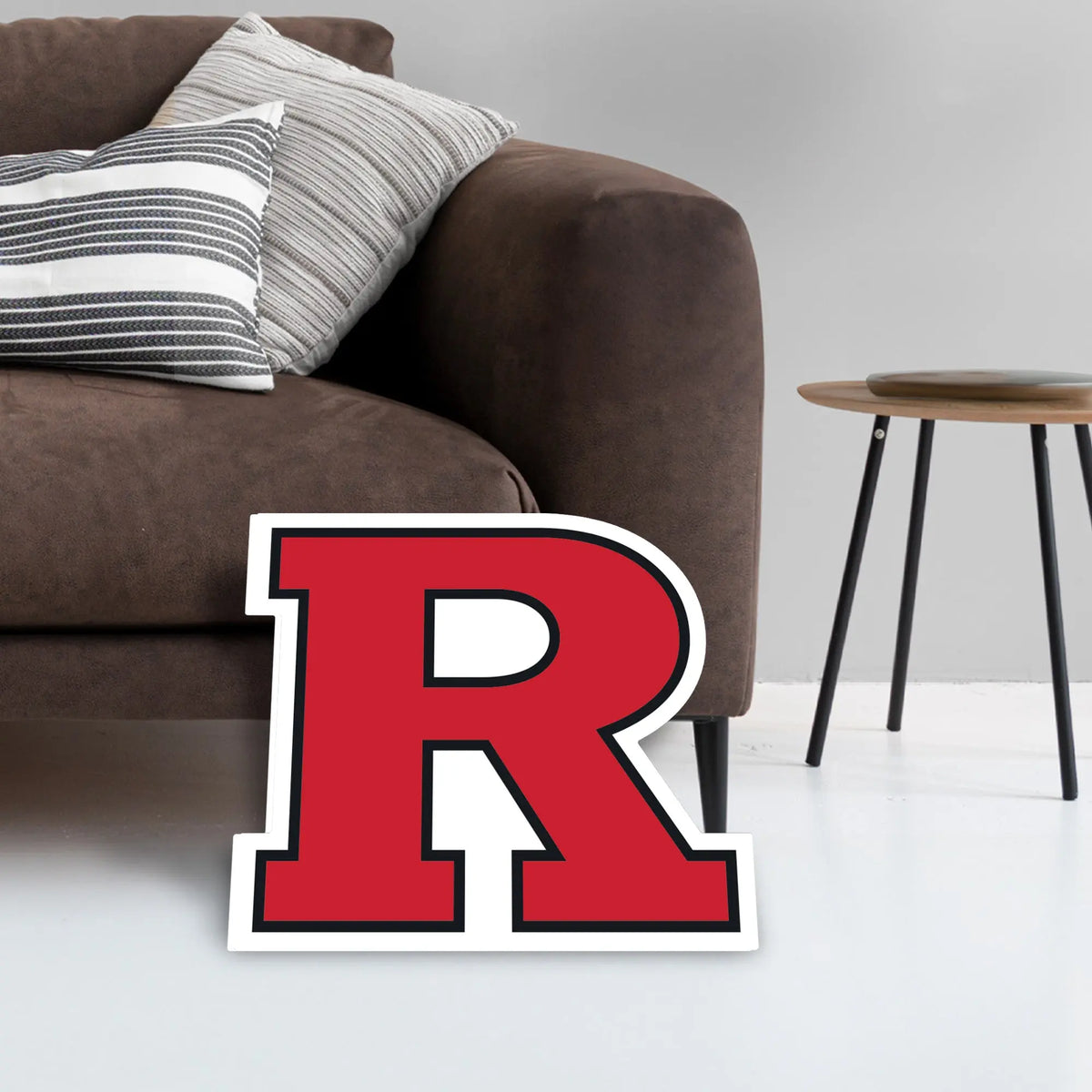 Rutgers Scarlet Knights Logo - Big Head - Official NCAA - Foam Core Cutout Fathead
