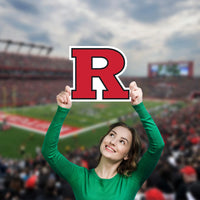 Rutgers Scarlet Knights Logo - Big Head - Official NCAA - Foam Core Cutout Fathead