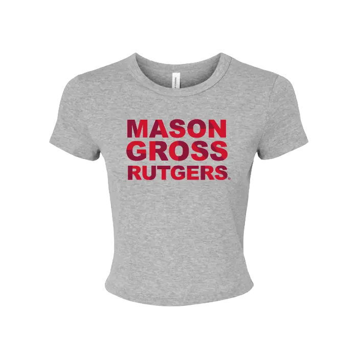 Women's Micro Rib Baby Tee Mason Gross School of Arts