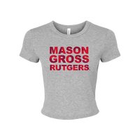 Women's Micro Rib Baby Tee Mason Gross School of Arts