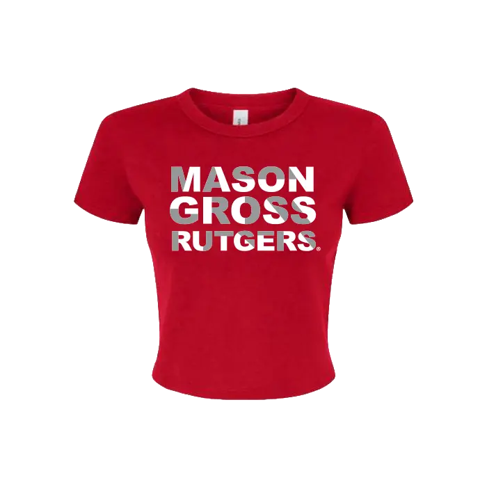 Women's Micro Rib Baby Tee Mason Gross School of Arts