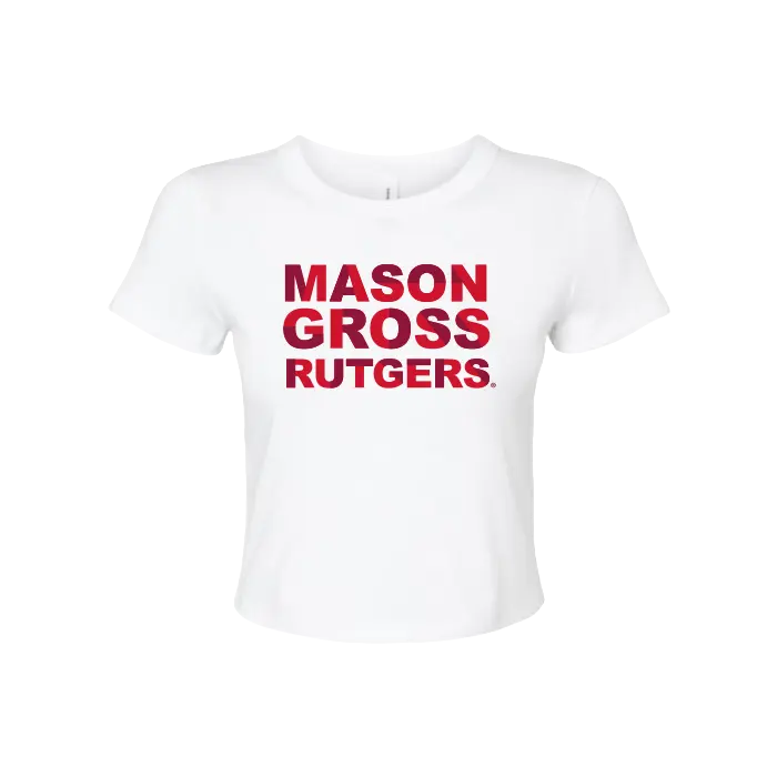 Women's Micro Rib Baby Tee Mason Gross School of Arts