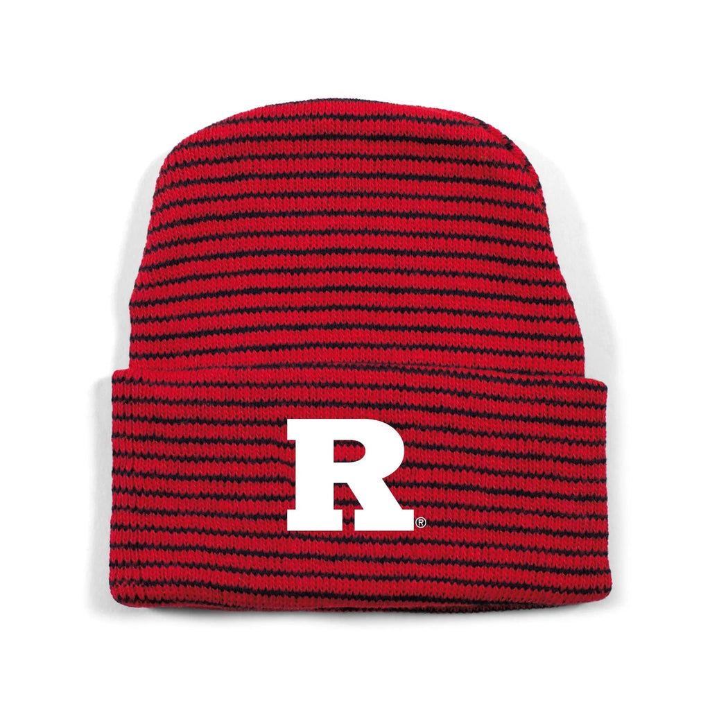 Rutgers Stripe Knit Cap Two Feet Ahead