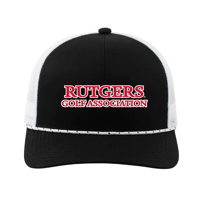 Golf Braid Trucker Cap Rutgers Golf Association