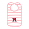 Rutgers Infant Stripe Knit Bib Two Feet Ahead