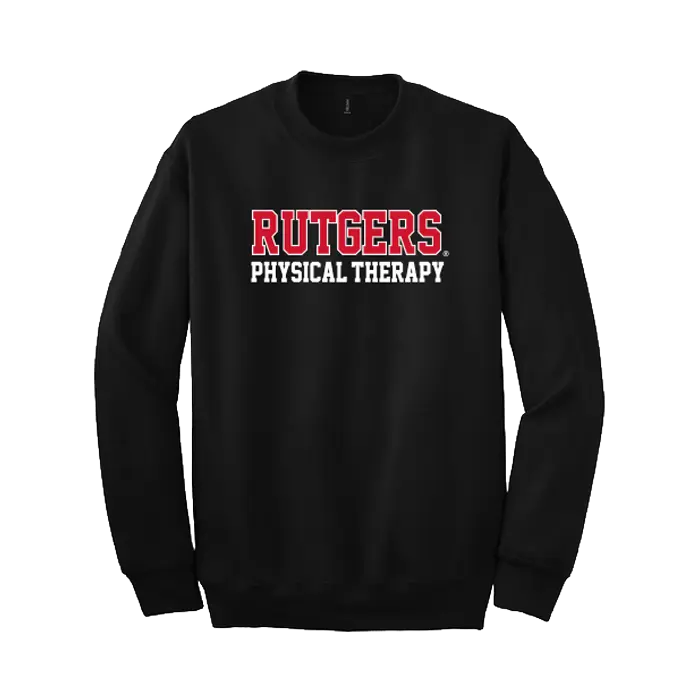 Unisex DryBlend® Crewneck Sweatshirt Rutgers Physical Therapy