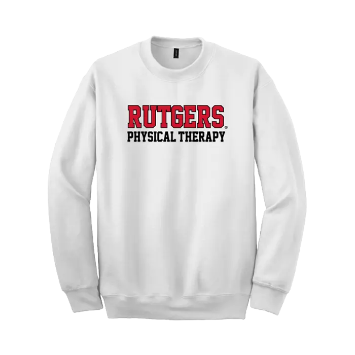 Unisex DryBlend® Crewneck Sweatshirt Rutgers Physical Therapy