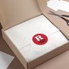 Camden Cheer Round Vinyl Sticker — Red 'R' Logo School Spirit Decal  Paper products