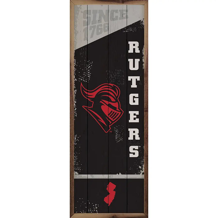 Vertical State Poster Rutgers State University Kendrick Home