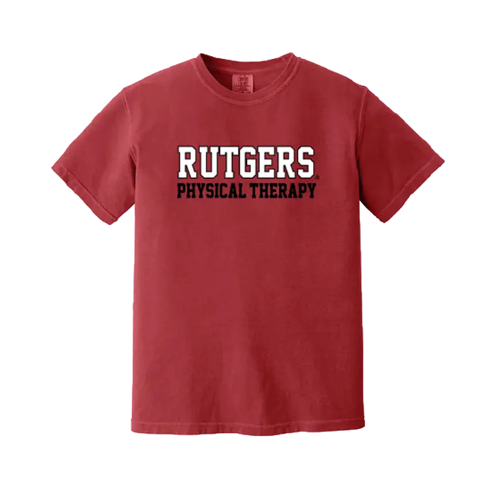 Unisex Garment-Dyed Heavyweight T-Shirt Rutgers Physical Therapy