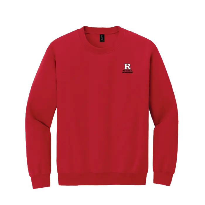 Industrial Engineering Embroidered Unisex Heavy Blend Crewneck Sweatshirt Rutgers Industrial Engineering