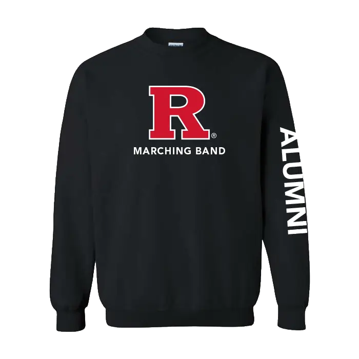 Marching Band Alumni Unisex Heavy Blend Crewneck Sweatshirt Rutgers Marching Band