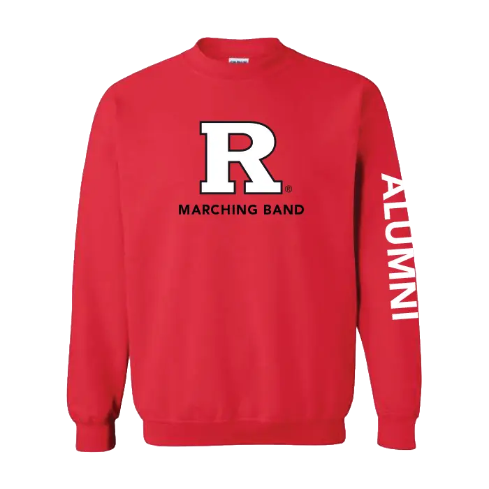 Marching Band Alumni Unisex Heavy Blend Crewneck Sweatshirt Rutgers Marching Band
