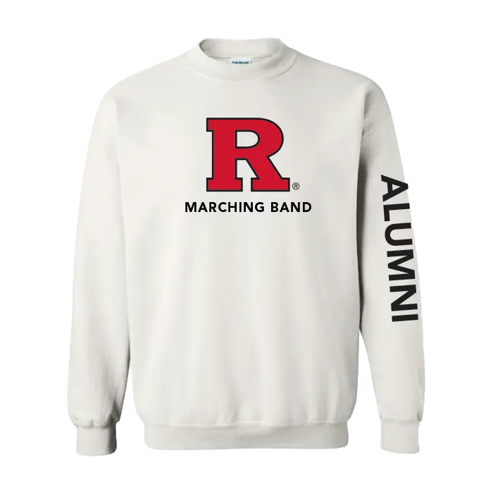 Marching Band Alumni Unisex Heavy Blend Crewneck Sweatshirt Rutgers Marching Band