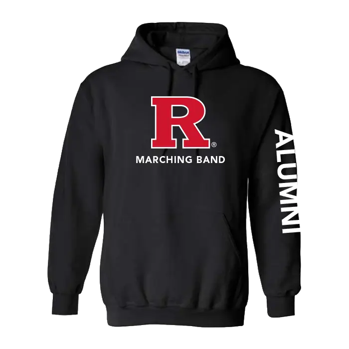 Marching Band Alumni Unisex Heavy Blend Hooded Sweatshirt Rutgers Marching Band