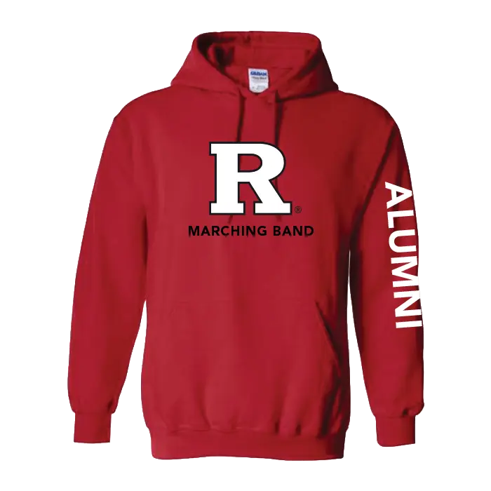 Marching Band Alumni Unisex Heavy Blend Hooded Sweatshirt Rutgers Marching Band