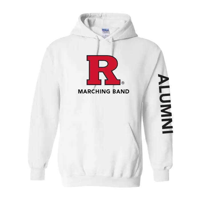 Marching Band Alumni Unisex Heavy Blend Hooded Sweatshirt Rutgers Marching Band
