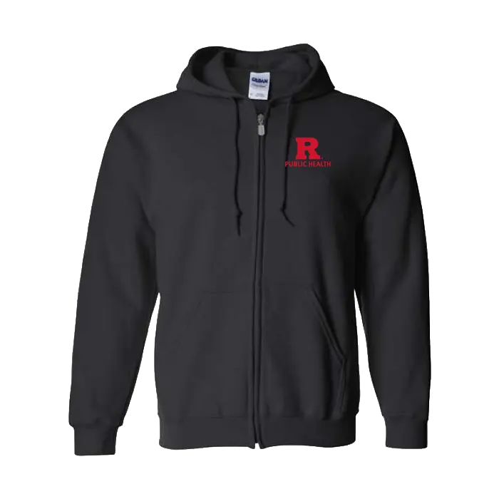 Public Health Gildan Heavy Blend Full-Zip Hooded Sweatshirt Rutgers Public Health