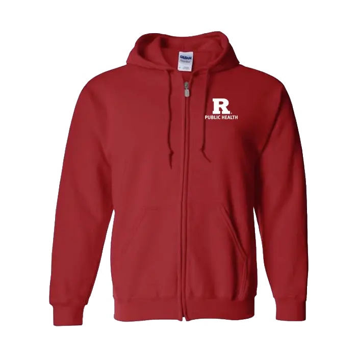 Public Health Gildan Heavy Blend Full-Zip Hooded Sweatshirt Rutgers Public Health