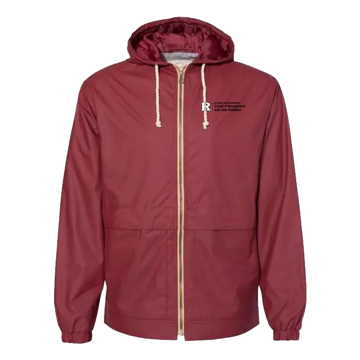 SMLR Vintage Hooded Rain Jacket School of Management & Labor Relations
