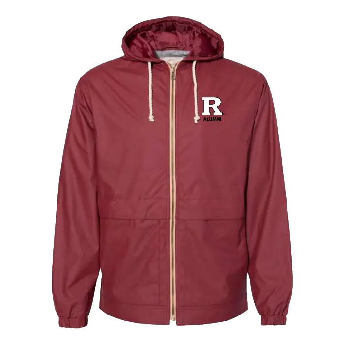 Alumni Unisex Vintage Hooded Rain Jacket Alumni