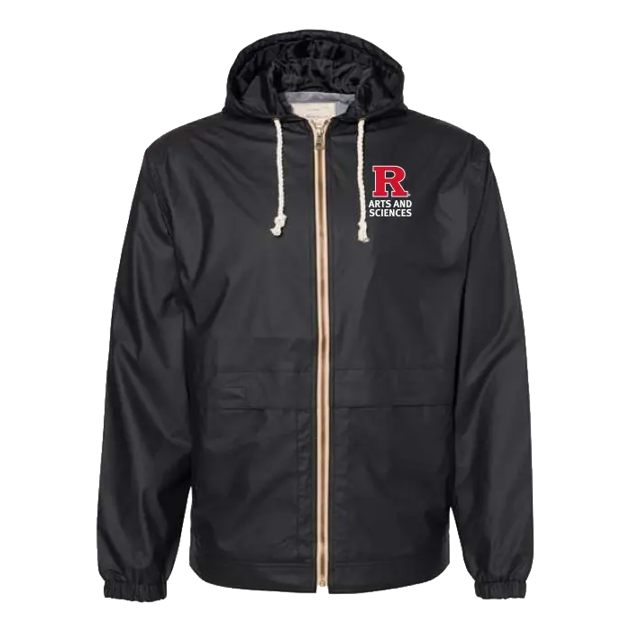 SAS Unisex Vintage Hooded Rain Jacket School of Arts & Sciences