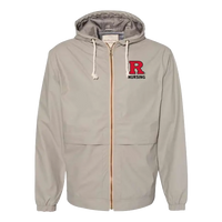 Nursing Unisex Vintage Hooded Rain Jacket Rutgers School of Nursing