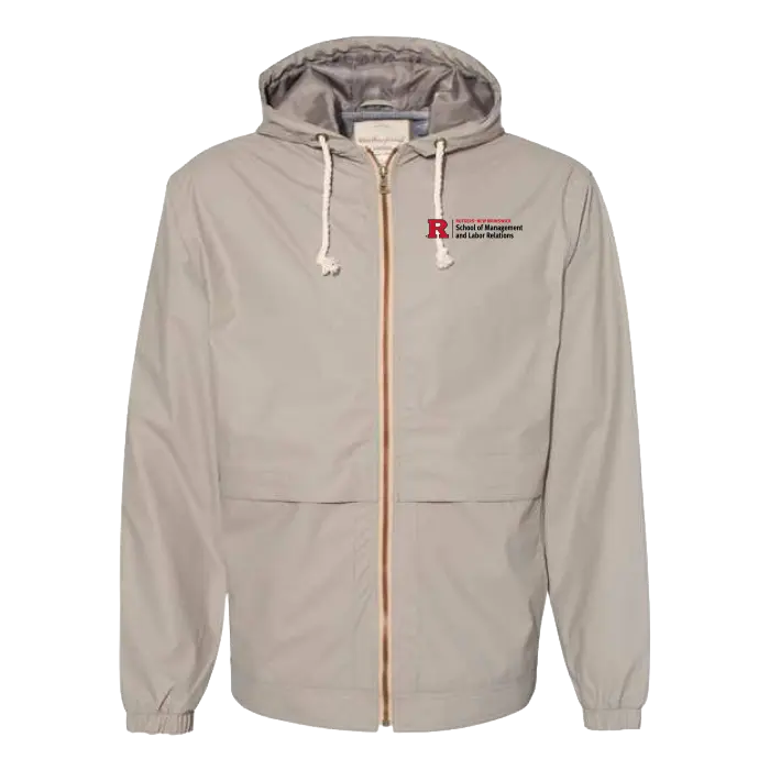 SMLR Vintage Hooded Rain Jacket School of Management & Labor Relations