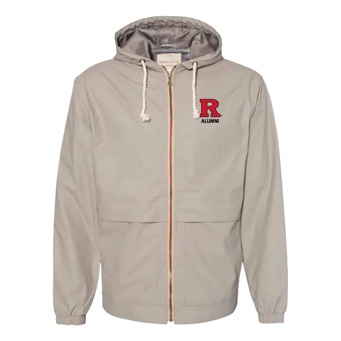 Alumni Unisex Vintage Hooded Rain Jacket Alumni