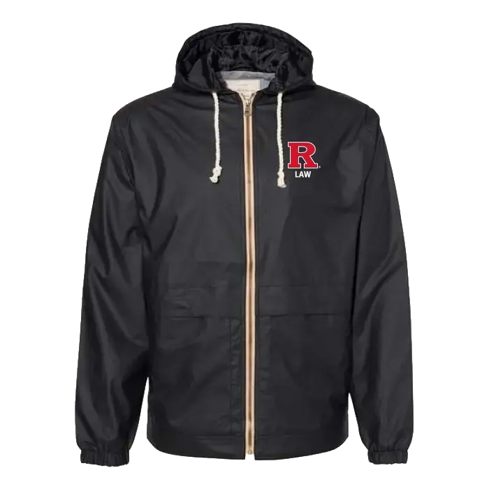 Law Unisex Vintage Hooded Rain Jacket Law School