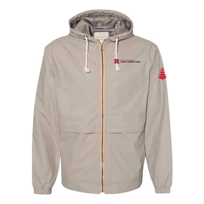 Douglass Vintage Hooded Rain Jacket Douglass College