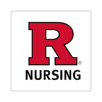 Rutgers Nursing Square Sticker  Paper products
